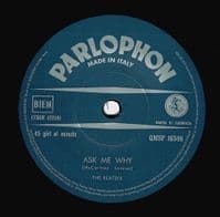 THE BEATLES Please Please Me Vinyl Record 7 Inch Parlophon 2019